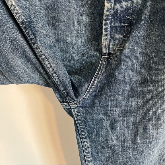 AG ADRIANO GOLDSCHMIED Knoxx High Rise Baggy Boyfriend Jeans Inland Wash - Picture 9 of 14